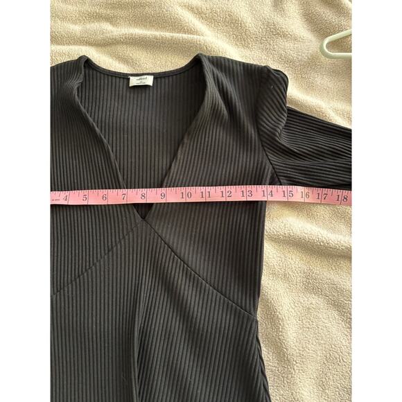 Aritzia Wilfred Black Jeanne Dress, XS Long Sleeve Mini - Picture 6 of 7